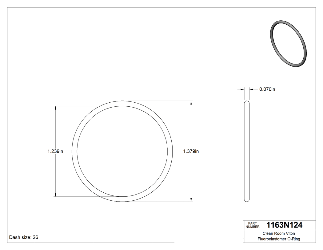 Technical drawing - 1163N124
